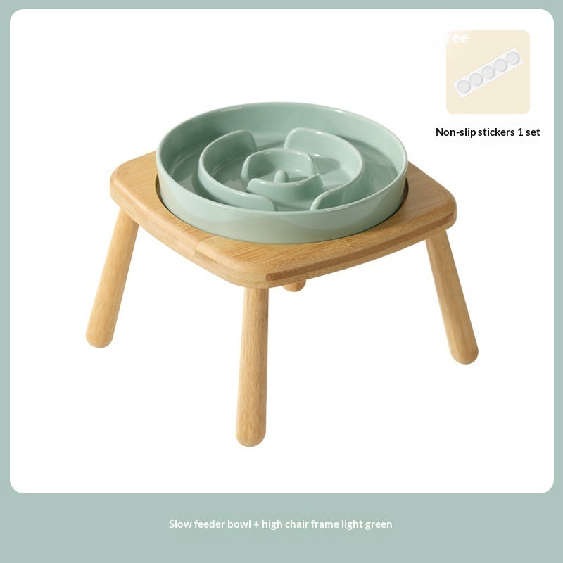 Enhance Your Pet's Feeding Experience with Our Ceramic Slow Feeding Anti Choking Pet Feeder Bowl